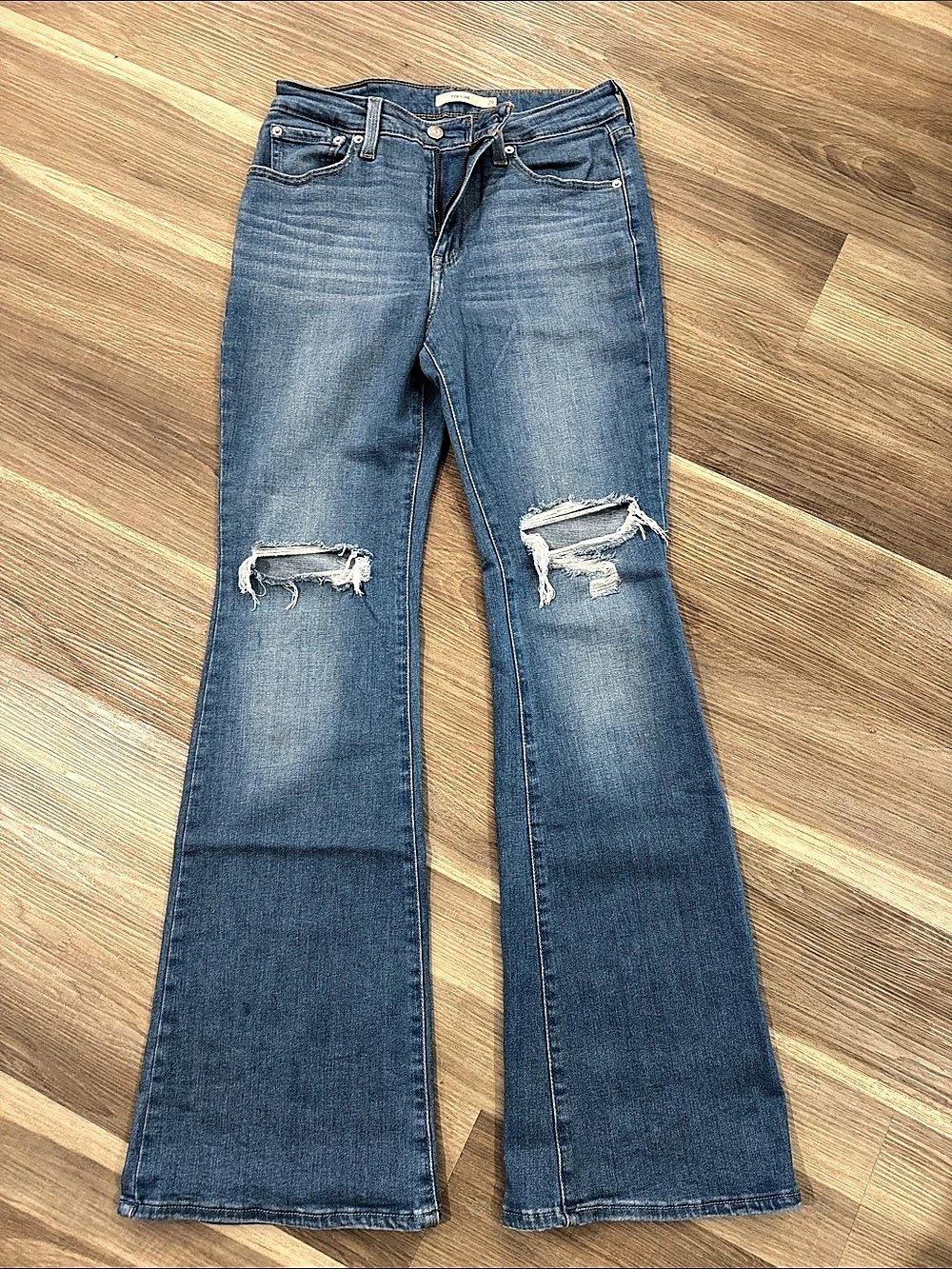 Levi's 726 Flare Jeans in Blue Waist 29
